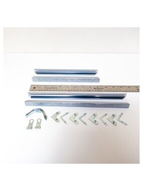 Like new Shiny Pewter metal frame kit - Graphik Dimensions